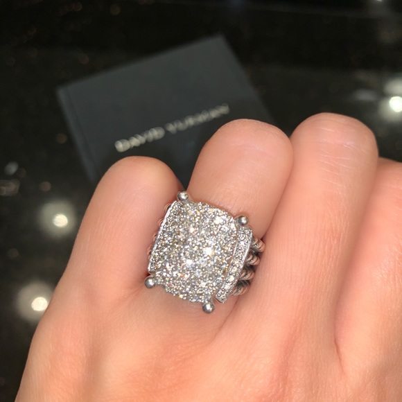 David Yurman Wheaton® Ring Diamonds size 5.75 - Picture 10 of 12